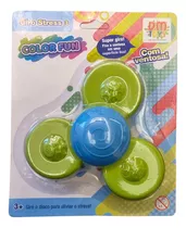 Spinner Ventosa Fidget Toy Brinquedo Anti Stress Sensorial Cor Verde