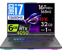 Asus Rog Strix G16 Core I7 13650hx 32gb Ddr5 1tb Rtx4050 16'