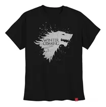 Camiseta Camisa Game Of Thrones Stark Winter Is Coming