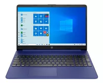 Notebook Hp Amd R3-4300u 2.7ghz-4gb-128gb Ssd-indigo Azul-15