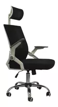 Silla Presidencial Novo Madison Malla Negro/blanco