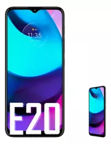   Smartphone Moto E20 32gb 2gb Ram Tela 6,5 Cinza Motorola  