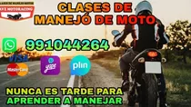 Clases De Manejo De  Moto Lineal Callao Avz Motoracing