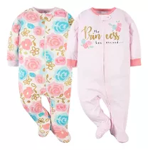 Pijamas Gerber Para Niñas Set De 2 Mod Princesa