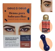 Henna Para Sobrancelhas Della E Delle 8g Renna Profissional 