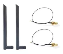 Antena Wifi Doble Banda Rp-sma Cable Pigtail Mhf4 Ipx  