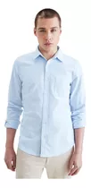 Camisa Hombre Original Woven Slim Fit Celeste Dockers