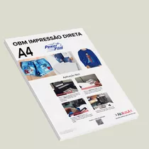 Papel Sublimático Obm Power Film Impressão Direta A4 10 Fls Cor Branco