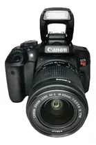 Camera Canon Dslr Rebel T6i C 18-55mm Seminova 51510 Cliques