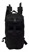 Mochila Tactica Asalto Militar 30 Lts Trekking Seguridad Color Negro