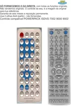 Controle Compatível Powerpack Isdvd 7002 9000 9002 Fbt1673