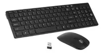 Kit Teclado E Mouse Wireless Sem Fio Ultra Slim Tecrado