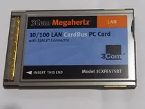 Placa De Red 3com Megahertz 10/100 Pcmcia Pc Card 3ccfe575bt