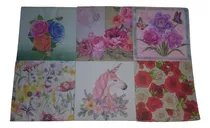 10 Servilletas Decoradas Para Decoupage