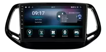 Multimidia Jeep Compass  Android 13 2gb Carplay Voz 2cam