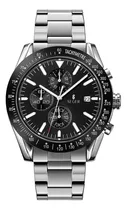 Reloj Hombre Seger 9253 Original Eeuu Elegante Sport Casual Color De La Malla Gris-negro