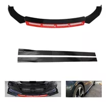 Kit Front Lip Delantero 3 Piezas Lip Lateral Faldon 2 Mtros