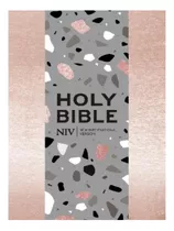 Niv Pocket Rose Gold Terrazzo Soft-tone Bible With Zip. Eb18