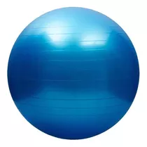 Pelota Inflable Para Yoga Abdominal De 55 Cm, Color Azul