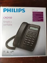 Teléfono Fijo Philips Crd150 Negro En Caja Nuevo