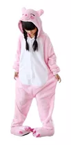 Kigurumi Puerquito Pijama Mameluco Disfraz Cosplay Niña