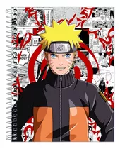 Caderno Naruto 1 Matéria Capa Dura 96fls