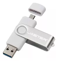 Pen Drive 64gb Jaster Entrada Usb C Cor Branco