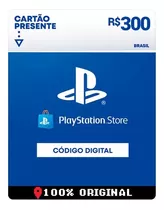 Gift Card Playstation Store 300 Reais Psn Plus Ps4 Ps5 Br