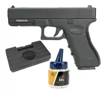 Pistola De Airsoft Full Metal Glock Vg Gk-v20 Spring 6mm +