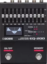 Boss Eq-200 Ecualizador Gráfico De 10 Bandas Con Pantalla