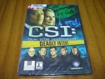 Juego Para Pc / Csi: Deadly Intent (nuevo Y Sellado)