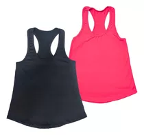 Pack X2 Musculosas Deportivas Mujer Sudadera Indumentaria