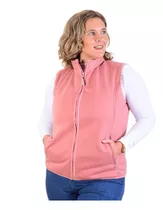 Chaleco Dama Frisa Con Piel Mujer Moda Abrigo 