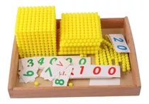 Montessori Math Counting Beads Sistema Decimal Números