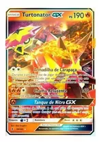 Carta Pokémon Turtonator Gx 18/145 Sol E Lua Guardiões