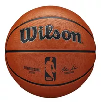 Pelota Nba Authentic Series Outdoor Wilson Color Naranjo