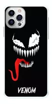 Capinha Venom Fundo Preto Escrita Capa De Celular