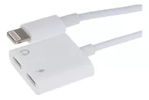 Adaptador Dual Audio Y Carga Para iPhone iPad 