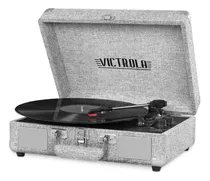 Victrola Reproductor De Discos Porttil Vintage Con Bluetooth