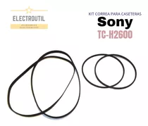 Kit De Correas Para Casetera Sony Tc-h2600