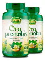 Kit 2 Ora Pro-nóbis Pereskia Aculeata 120 Cápsulas Unilife