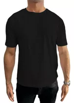 Camiseta Masculina Básica Gola Redonda Algodão Lisa Premium