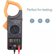 Amperimetro Multitester Digital De Tenaza Serie Dt-266