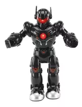 Robô Musical Preto Com Luz/som Battle Robotics R3063a Bbr