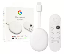 Novo Chromecast 4 Google Tv Voz Controle 4k 8gb 2 Ram