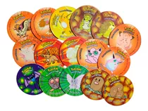 Tazo Pokémon Redondo Elma Chips Original - 10 Unidades