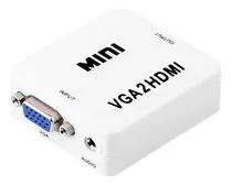 Mini Adaptador Conversor Hdmi Para Vga Com Áudio Hdmi2vga