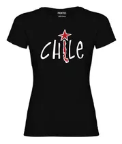 Polera Mujer Estampado Fiestas Patrias Chile