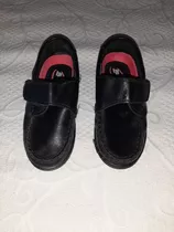 Zapatos De Cuero Con Velcro Nro 31 Impecables 