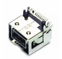 Conector Firewire Ieee 1394 Smd, Soldagem Em Placa